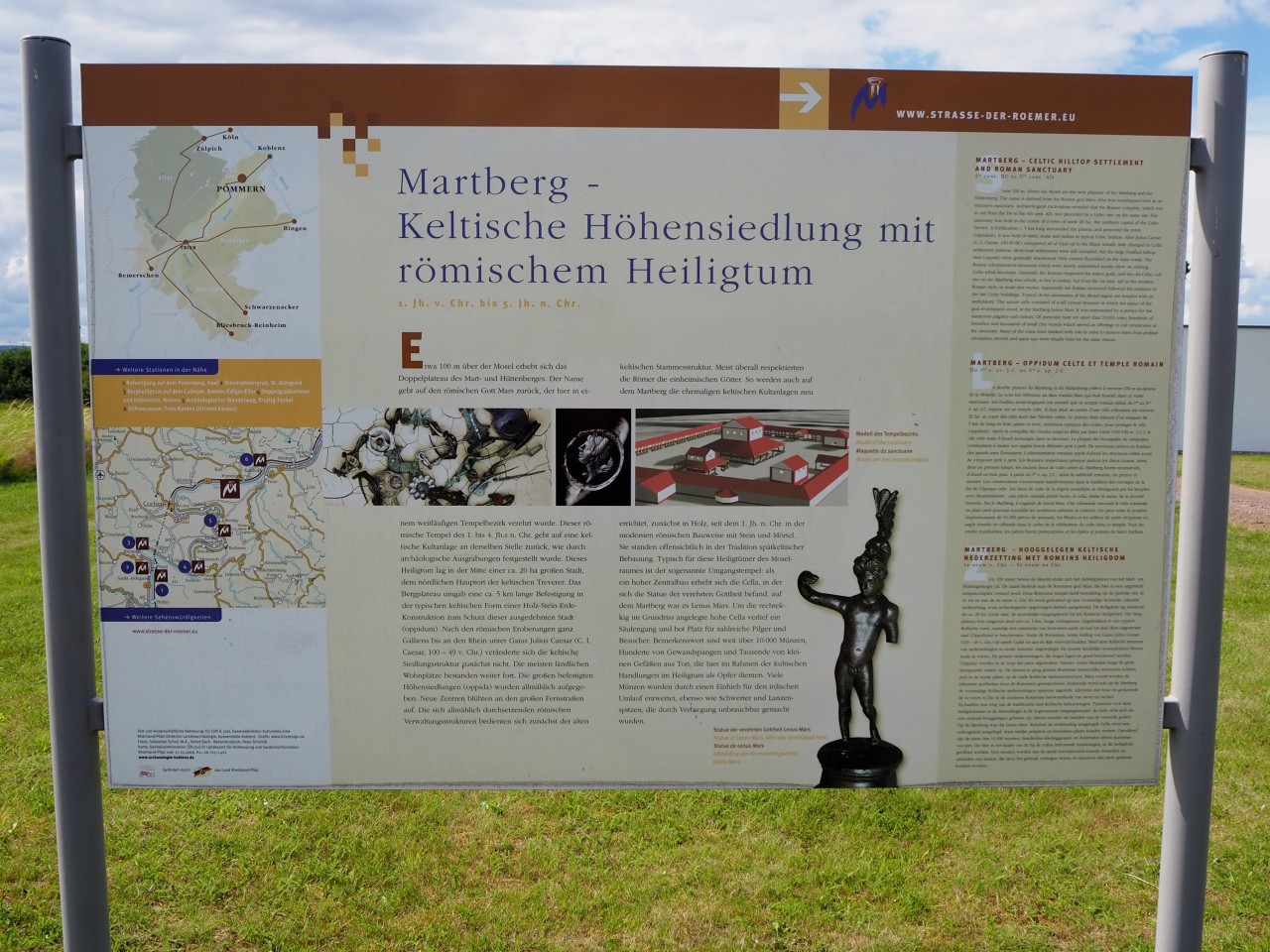 Ursprünglich war der Martberg eine keltische Höhensiedlung (Oppidum).
