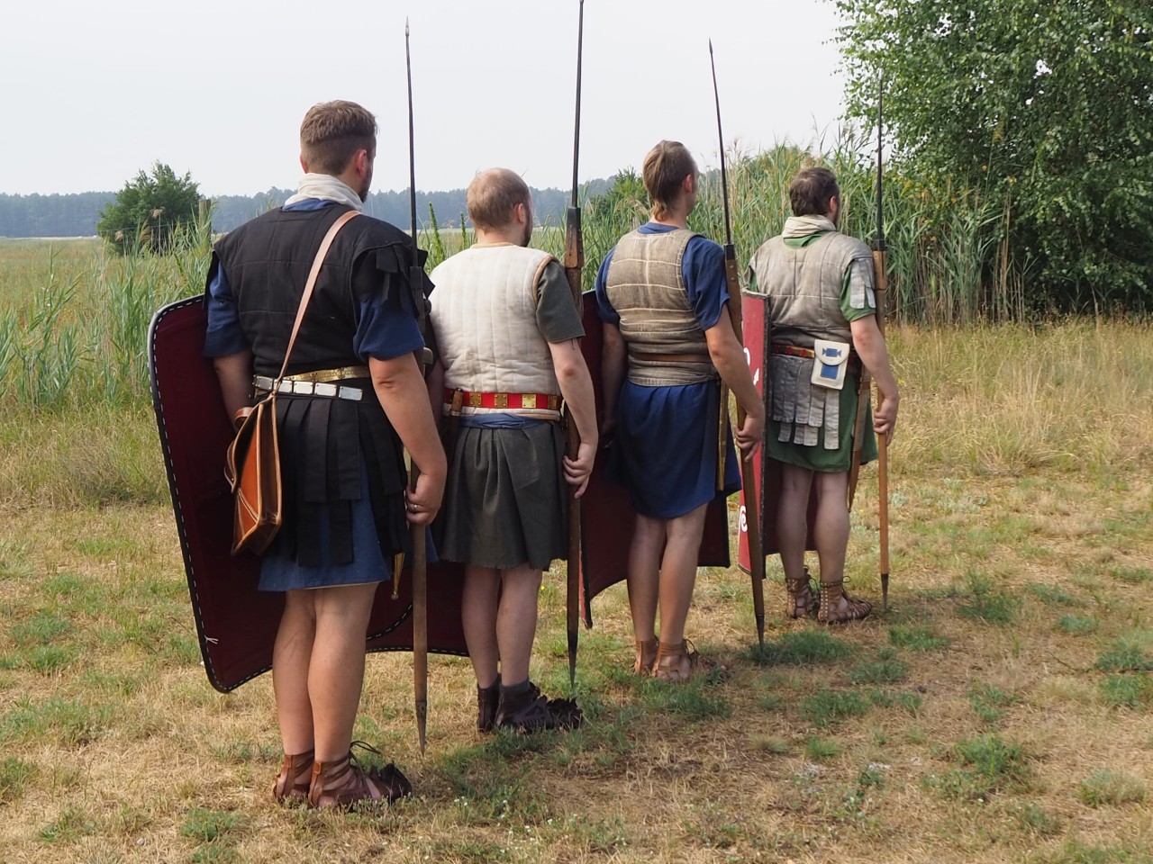 Das präzise Ausführen der Formationskommandos waren eines der Erfolgskonzepte der römischen Legionen ...